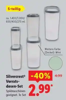 Lidl Silvercrest Vorratsdosen-Set Angebot