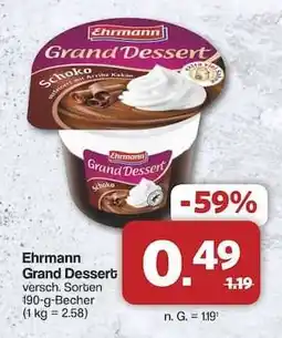 Famila Nord Ost Ehrmann Grand Dessert Angebot