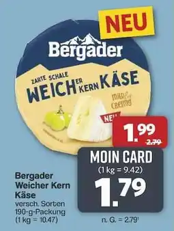 Famila Nord Ost Bergader Weicher Kern Käse Angebot