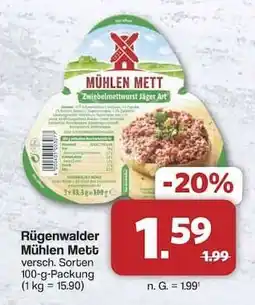 Famila Nord Ost Rügenwalder Mühlen Mett Angebot