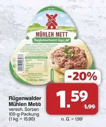 Famila Nord Ost Rügenwalder Mühlen Mett Angebot