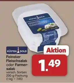 Famila Nord Ost KÜSTEN GOLD Feinster Fleischsalat oder Farmersalat Angebot
