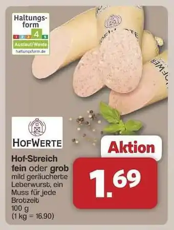 Famila Nord Ost Hof-Streich fein oder grob Angebot