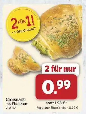 Famila Nord Ost Croissant mit Pistaziencreme Angebot