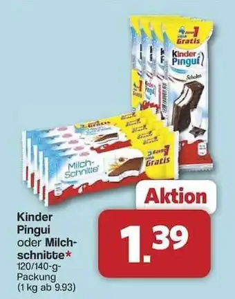Famila Nord Ost Kinder Pingui oder Milchschnitte Angebot
