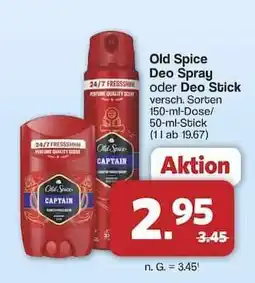 Famila Nord Ost Old Spice Deo Spray oder Deo Stick Angebot