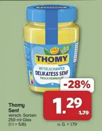 Famila Nord Ost Thomy Senf Angebot