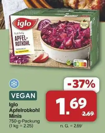 Famila Nord Ost Iglo Apfelrotkohl Minis Angebot