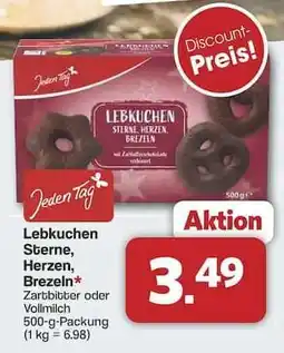 Famila Nord Ost Lebkuchen Sterne, Herzen, Brezeln Angebot