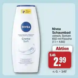 Famila Nord Ost Nivea Schaumbad Angebot