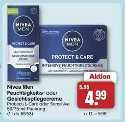 Famila Nord Ost NIVEA MEN Feuchtigkeits- oder Gesichtspflegecreme Angebot