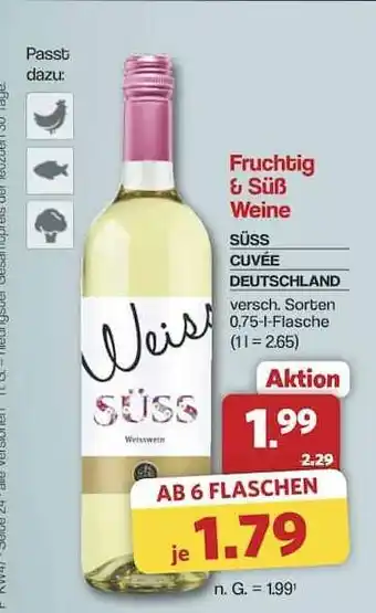 Famila Nord Ost Weiß Süß Wein Angebot