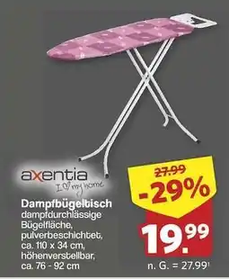 Famila Nord Ost Dampfbügeltisch Angebot