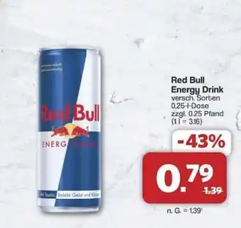 Famila Nord Ost Red Bull Energy Drink Angebot