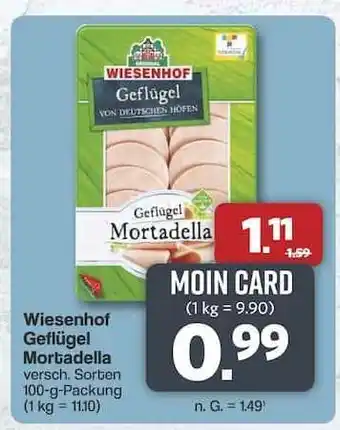 Famila Nord Ost Wiesenhof Geflügel Mortadella Angebot