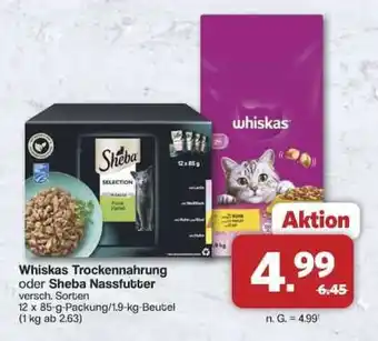 Famila Nord Ost Whiskas Trockennahrung oder Sheba Nassfutter Angebot