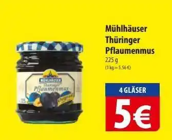 Famila Nord Ost MÜHLHÄUSER Thüringer Pflaumenmus Angebot