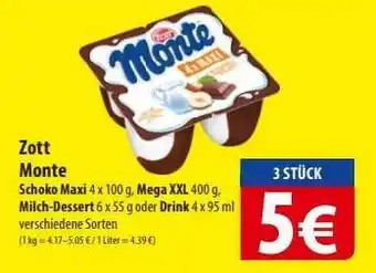 Famila Nord Ost Zott Monte Angebot