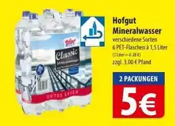 Famila Nord Ost Hofgut Mineralwasser Angebot