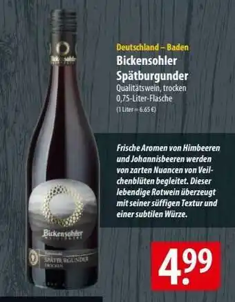 Famila Nord Ost Bickensohler Spätburgunder Angebot