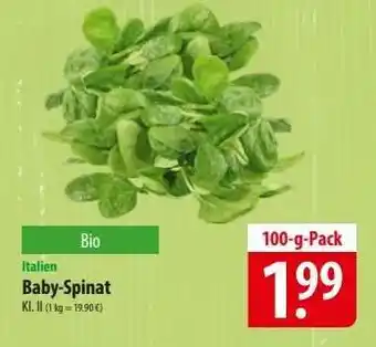 Famila Nord Ost Bio Baby Spinat Angebot