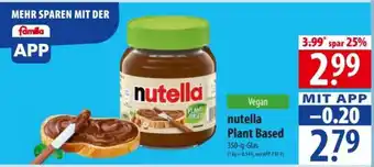Famila Nord Ost Nutella Plant Based Angebot