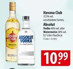 Famila Nord Ost Havana Club / Absolut Vodka Angebot