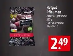 Famila Nord Ost Hofgut Pflaumen Angebot