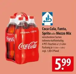Famila Nord Ost Coca-Cola, Fanta, Sprite oder Mezzo Mix Angebot