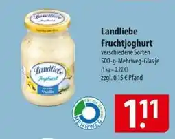 Famila Nord Ost LANDLIEBE Fruchtjoghurt Angebot