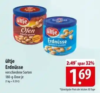 Famila Nord Ost ÜLTJE Erdnüsse Angebot