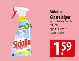 Famila Nord Ost Sidolin Glasreiniger Angebot