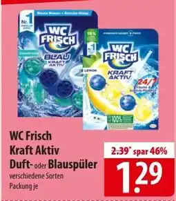 Famila Nord Ost WC-FRISCH Kraft Aktiv Duft- oder Blauspüler Angebot