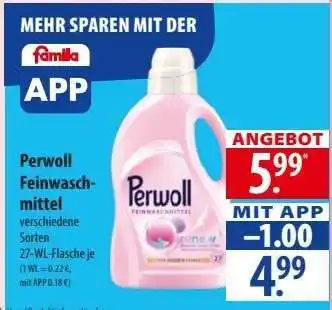 Famila Nord Ost Perwoll Feinwaschmittel Angebot