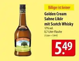 Famila Nord Ost Golden Cream Sahne Likör mit Scotch Whisky Angebot