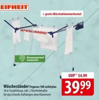 Famila Nord Ost Wäscheständer Pegasus 180 solid plus Angebot