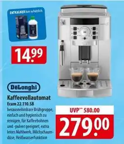 Famila Nord Ost DeLonghi Kaffeevollautomat Ecam 22.110.SB Angebot