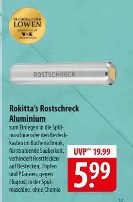 Famila Nord Ost Rokitta’s Rostschreck Aluminium Angebot
