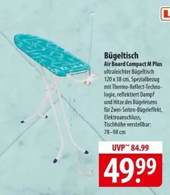 Famila Nord Ost Bügeltisch Air Board Compact M Plus Angebot