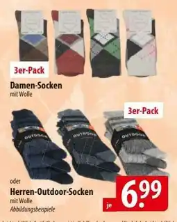 Famila Nord Ost 3er-Pack Damen-Socken oder Herren-Outdoor-Socken Angebot