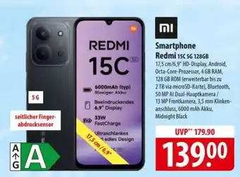 Famila Nord Ost Smartphone Redmi 15C 5G 128GB Angebot