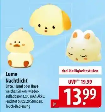 Famila Nord Ost Lume Nachtlicht Angebot
