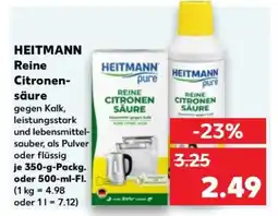 Kaufland HEITMANN Reine Citronensäure Angebot