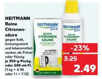 Kaufland HEITMANN Reine Citronensäure Angebot