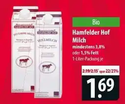 Famila Nord Ost Hamfelder Hof Milch Angebot