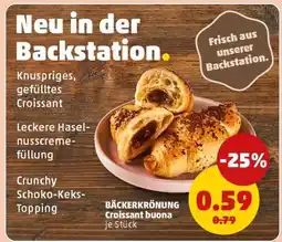 PENNY BÄCKERKRÖNUNG Croissant buona je Stück Angebot