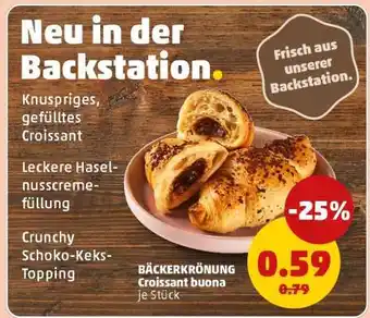 PENNY BÄCKERKRÖNUNG Croissant buona je Stück Angebot