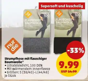 PENNY Strumpfhose mit flauschiger Baumwolle Angebot