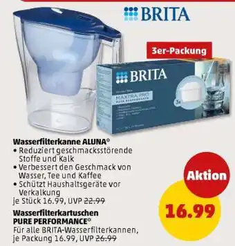 PENNY Wasserfilterkartuschen PURE PERFORMANCE Angebot