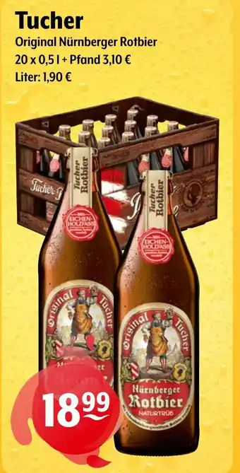 Getränke Hoffmann Tucher Original Nürnberger Rotbier Angebot